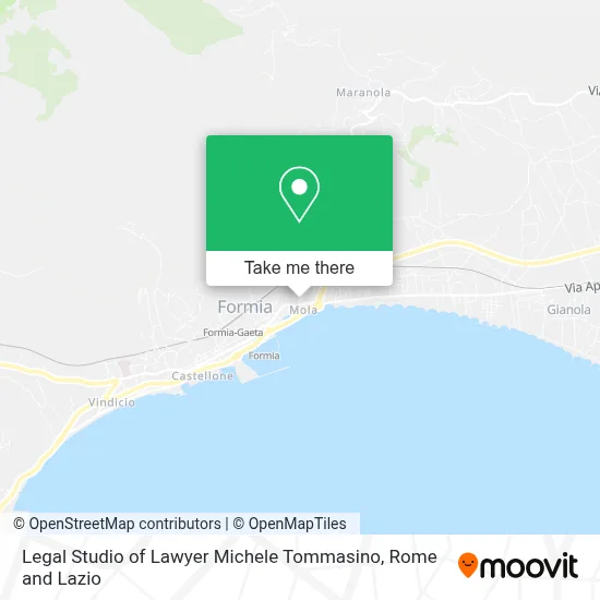 Legal Studio of Lawyer Michele Tommasino map