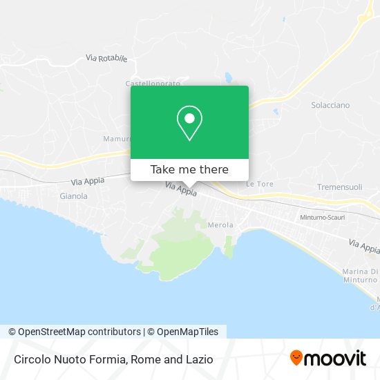 Circolo Nuoto Formia map