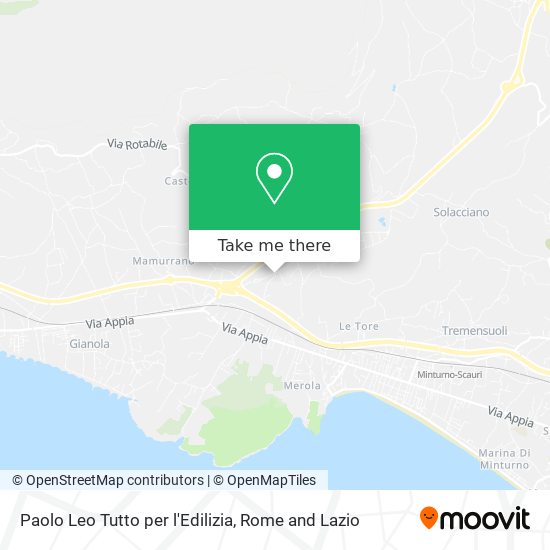 Paolo Leo Tutto per l'Edilizia map