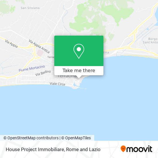 House Project Immobiliare map