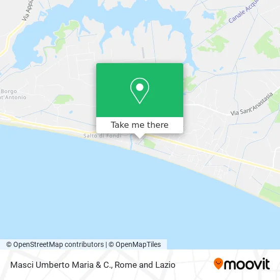 Umberto Maria Masci & C. map