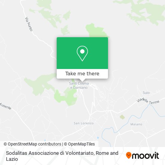 Sodalitas Associazione di Volontariato map