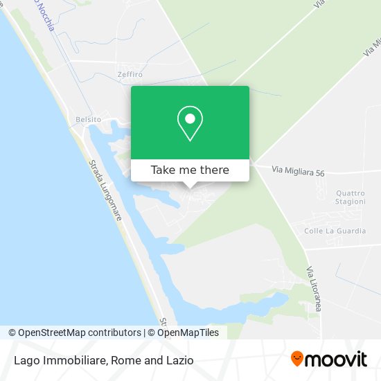 Lago Immobiliare map