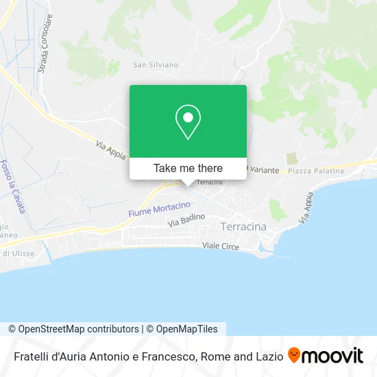 D'Auria Brothers Antonio and Francesco map