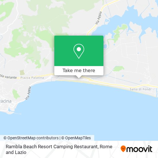 Rambla Beach Resort Camping Restaurant map
