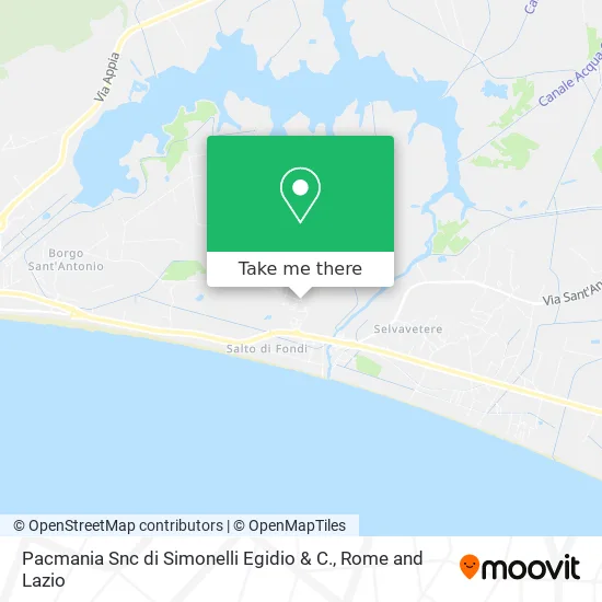 Pacmania SNC by Egidio Simonelli & Co. map