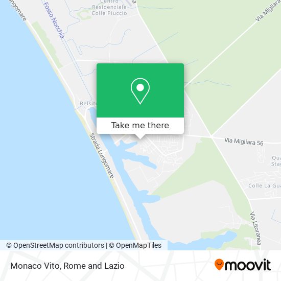 Monaco Vito map