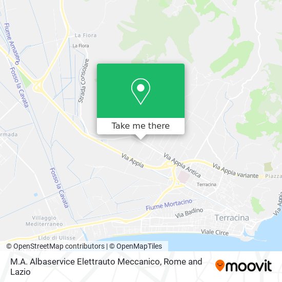 M.A. Albaservice Elettrauto Meccanico map