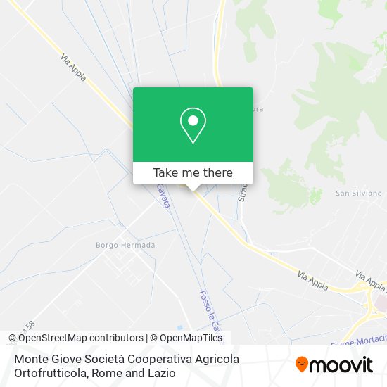 Monte Giove Società Cooperativa Agricola Ortofrutticola map