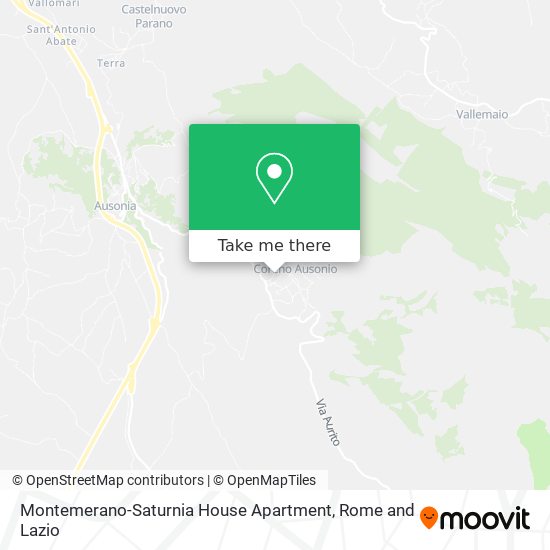 Montemerano-Saturnia House Apartment map