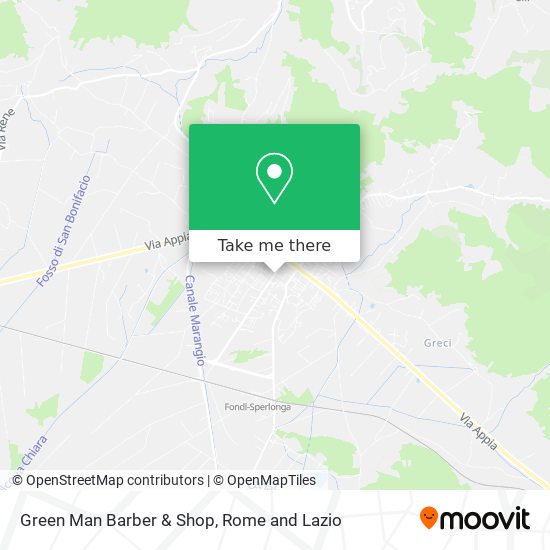 Green Man Barber & Shop map