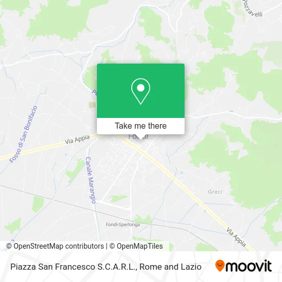 San Francesco Square S.C.A.R.L. map