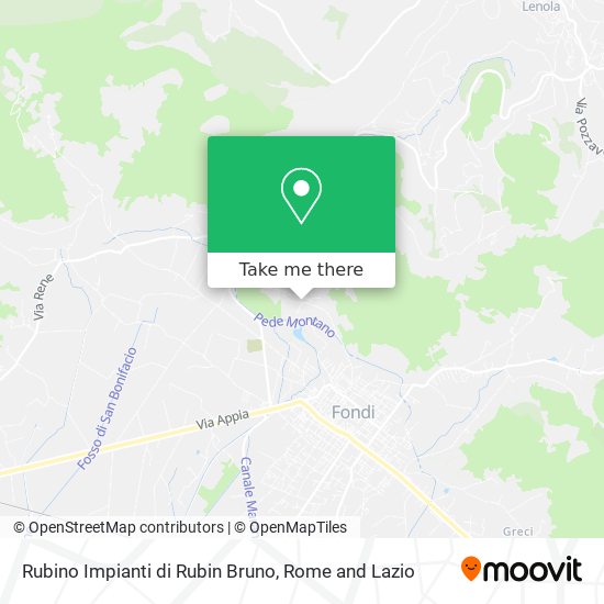 Rubino Impianti di Rubin Bruno map