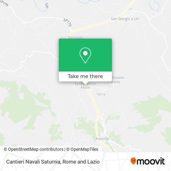 Cantieri Navali Saturnia map