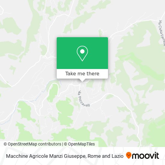 Macchine Agricole Manzi Giuseppe map
