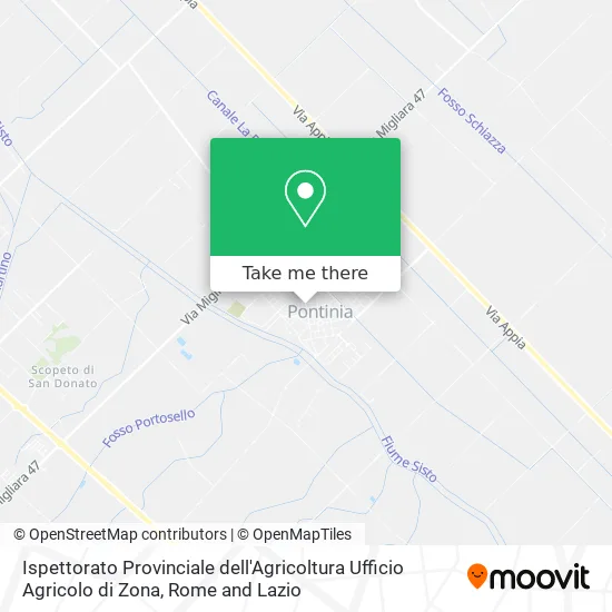 Ispettorato Provinciale dell'Agricoltura Ufficio Agricolo di Zona map