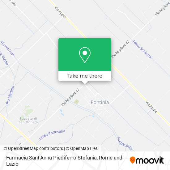 Farmacia Sant'Anna Piediferro Stefania map
