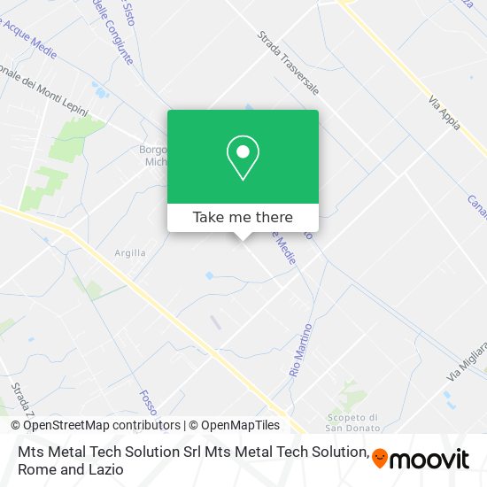 Mts Metal Tech Solution Srl Mts Metal Tech Solution map