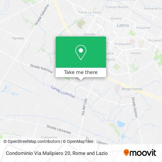 Condominio Via Malipiero 20 map