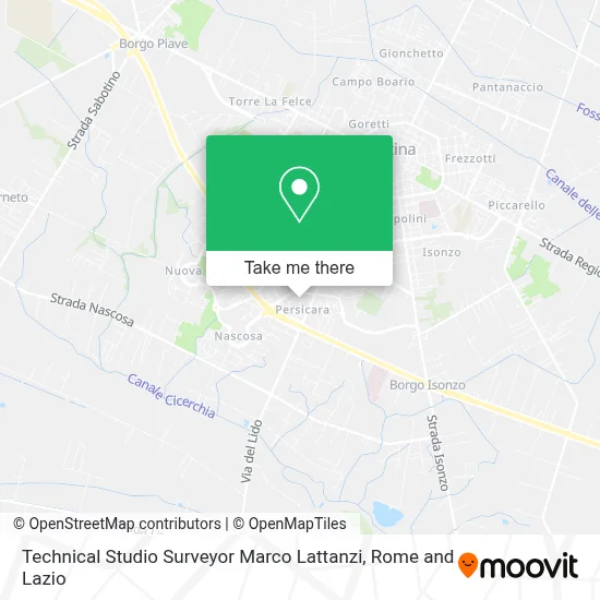 Technical Studio Surveyor Marco Lattanzi map