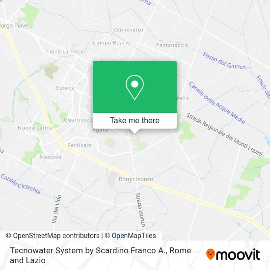 Tecnowater System by Scardino Franco A. map