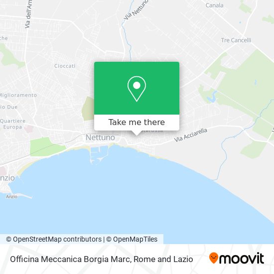 Officina Meccanica Borgia Marc map