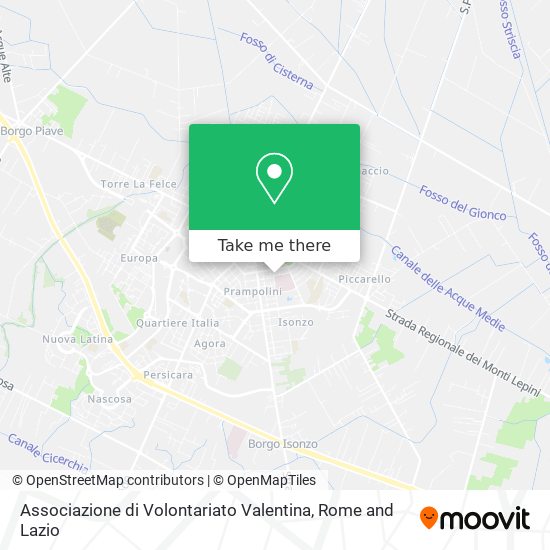 Associazione di Volontariato Valentina map