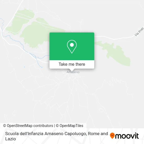 Scuola dell'Infanzia Amaseno Capoluogo map
