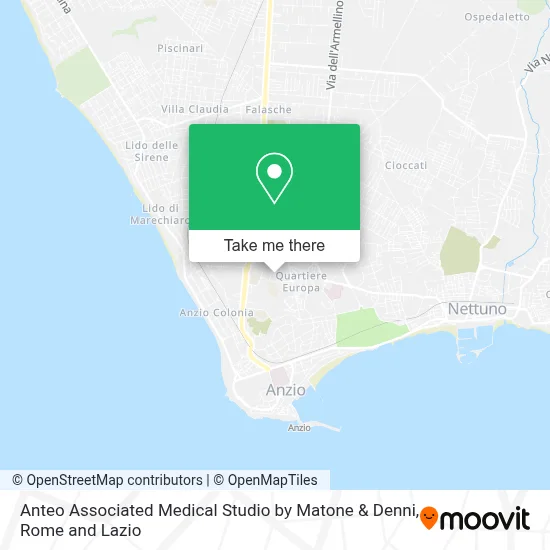 Anteo Associated Medical Studio by Matone & Denni map