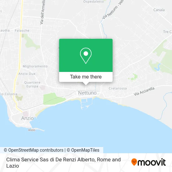 Climate Service by De Renzi Alberto map