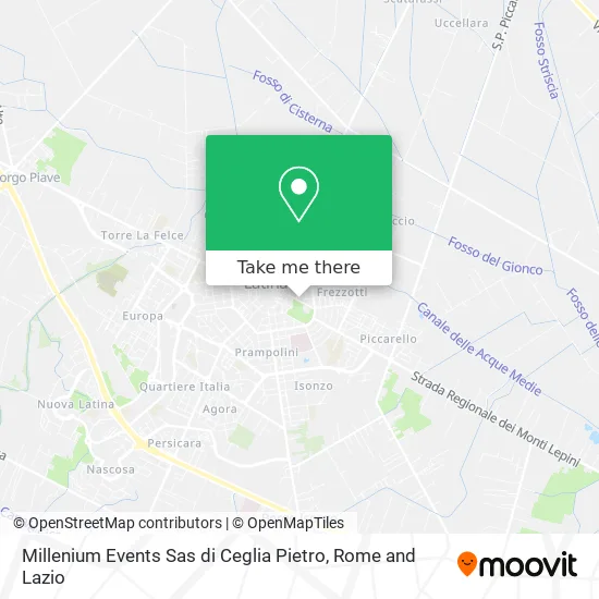 Millenium Events by Pietro Ceglia map