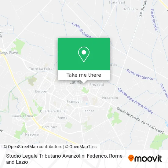 Avanzolini Federico Tax Law Firm map