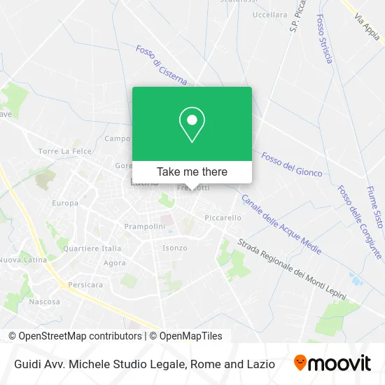 Michele Guidi Legal Studio map