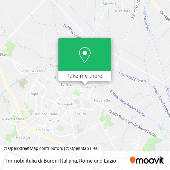 Immobilitalia di Baroni Italiana map