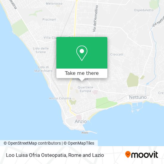 Loo Luisa Ofria Osteopatia map