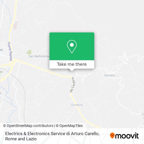 Electrics & Electronics Service di Arturo Carello map