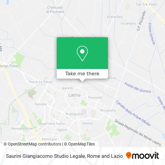 Saurini Giangiacomo Studio Legale map