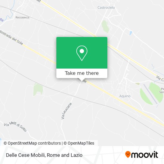 Delle Cese Mobili map