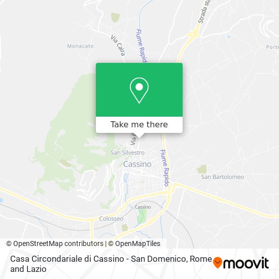 Casa Circondariale di Cassino - San Domenico map