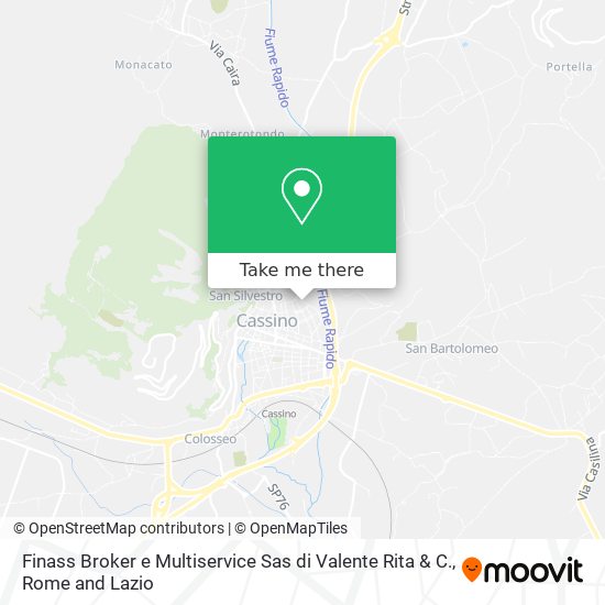 Finass Broker e Multiservice Sas di Valente Rita & C. map