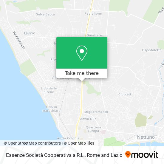 Essenze Società Cooperativa a R.L. map
