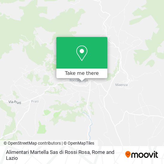 Alimentari Martella Sas di Rossi Rosa map