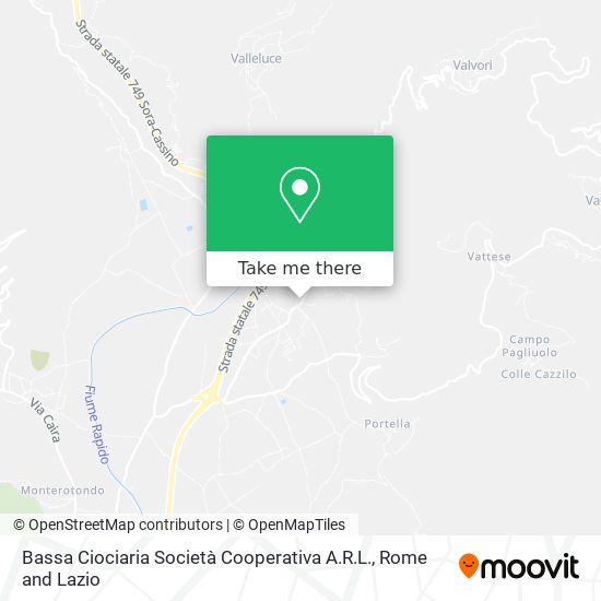 Bassa Ciociaria Società Cooperativa A.R.L. map