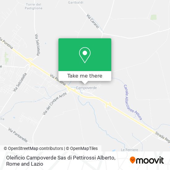 Oleificio Campoverde Sas di Pettirossi Alberto map