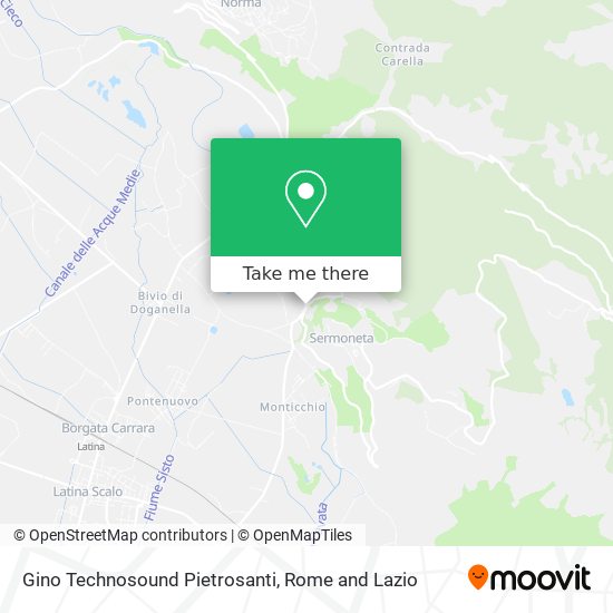 Gino Technosound Pietrosanti map