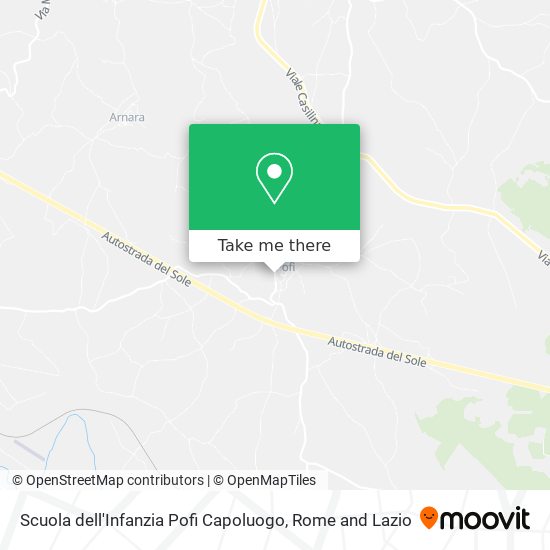 Scuola dell'Infanzia Pofi Capoluogo map