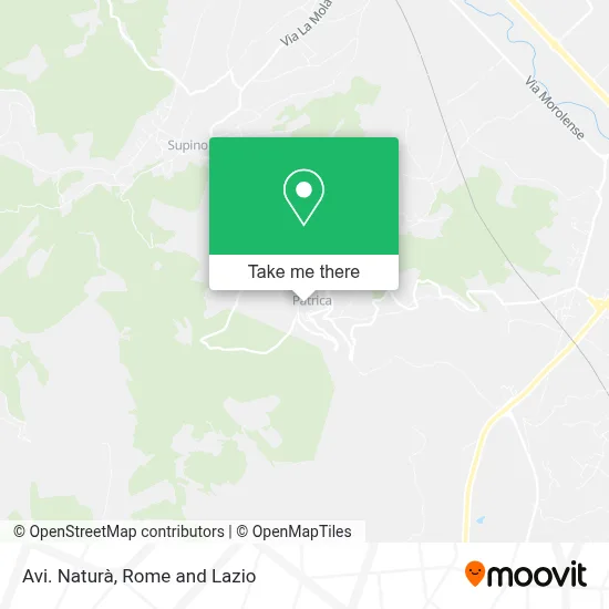 Avi. Naturà map