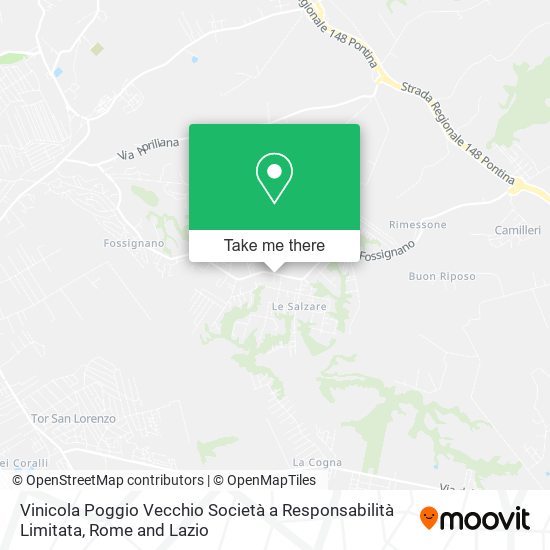 Vinicola Poggio Vecchio Società a Responsabilità Limitata map