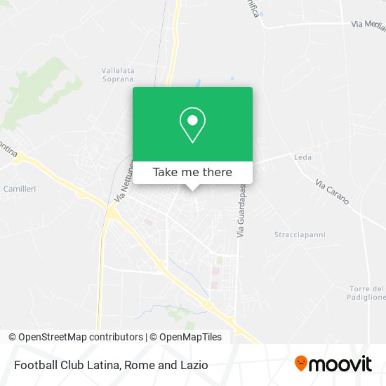 Football Club Latina map