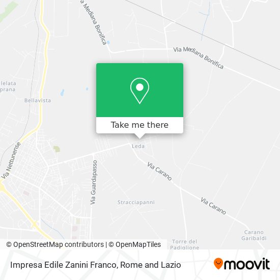 Impresa Edile Zanini Franco map